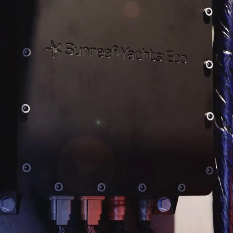 Electric boat batteries by Sunreef Yachts Eco